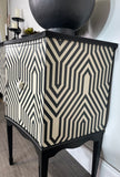 Black and White contemporary sideboard | drinks cabinet |