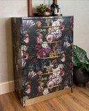Upcycled Vintage Tallboy | Decoupaged Chest of Drawers | Handpainted Bedroom Furniture