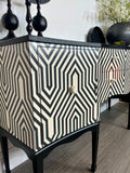 Black and White contemporary sideboard | drinks cabinet |