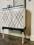 Upcycled and Revamped Contemporary Cocktail Cabinet | Glass or Barware Storage