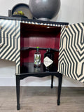 Black and White contemporary sideboard | drinks cabinet |