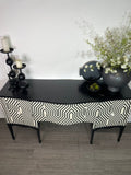 Black and White contemporary sideboard | drinks cabinet |