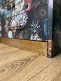 Upcycled Vintage Tallboy | Decoupaged Chest of Drawers | Handpainted Bedroom Furniture