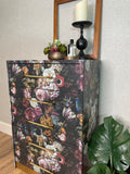 Upcycled Vintage Tallboy | Decoupaged Chest of Drawers | Handpainted Bedroom Furniture