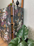 Upcycled Vintage Tallboy | Decoupaged Chest of Drawers | Handpainted Bedroom Furniture