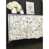 Maximalist Queen Anne Style Sideboard - Salvaged Alchemy