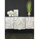 Maximalist Queen Anne Style Sideboard - Salvaged Alchemy