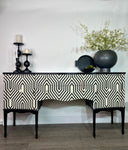 Black and White contemporary sideboard | drinks cabinet |