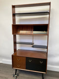 Midcentury modern bookshelf | room divider | drinks storage