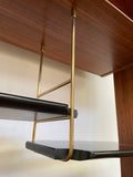 Midcentury modern bookshelf | room divider | drinks storage