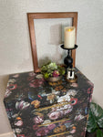Upcycled Vintage Tallboy | Decoupaged Chest of Drawers | Handpainted Bedroom Furniture