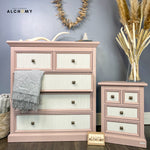 Beautiful Bohemian Chest of Drawers & Bedside cabinet