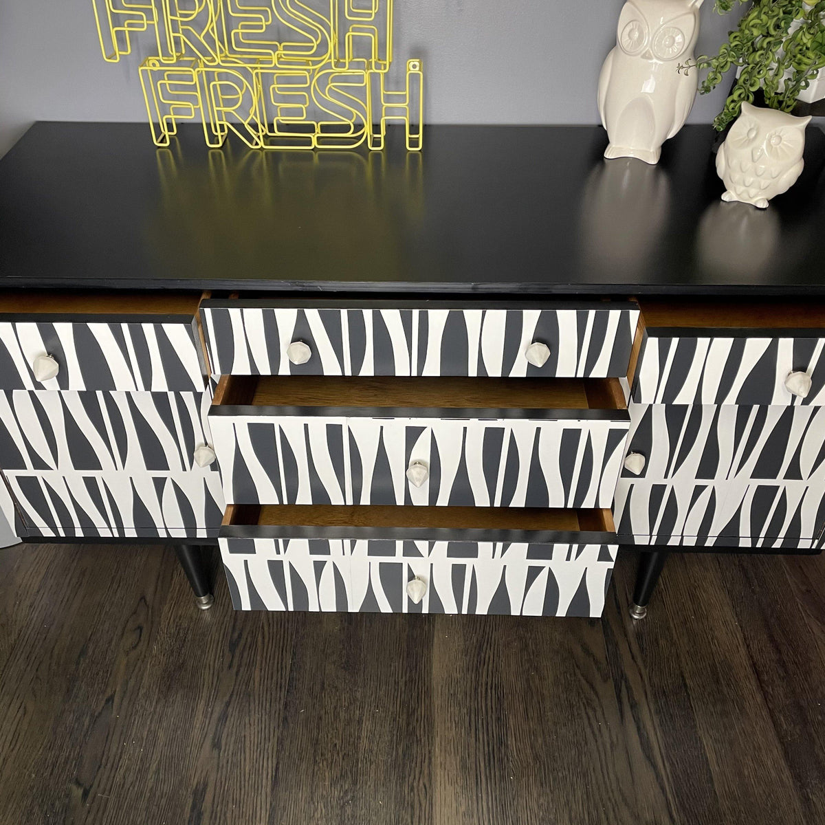 Berry Furniture Midcentury Sideboard Console Table – Salvaged Alchemy