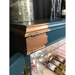 Vintage Teal & Copper Drinks Cabinet - Salvaged Alchemy